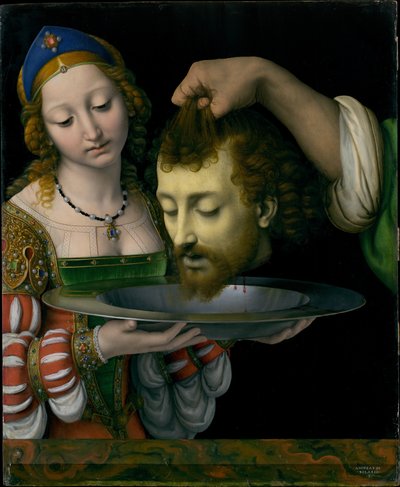 Salome with the Head of St. John the Baptist by Andrea Solari